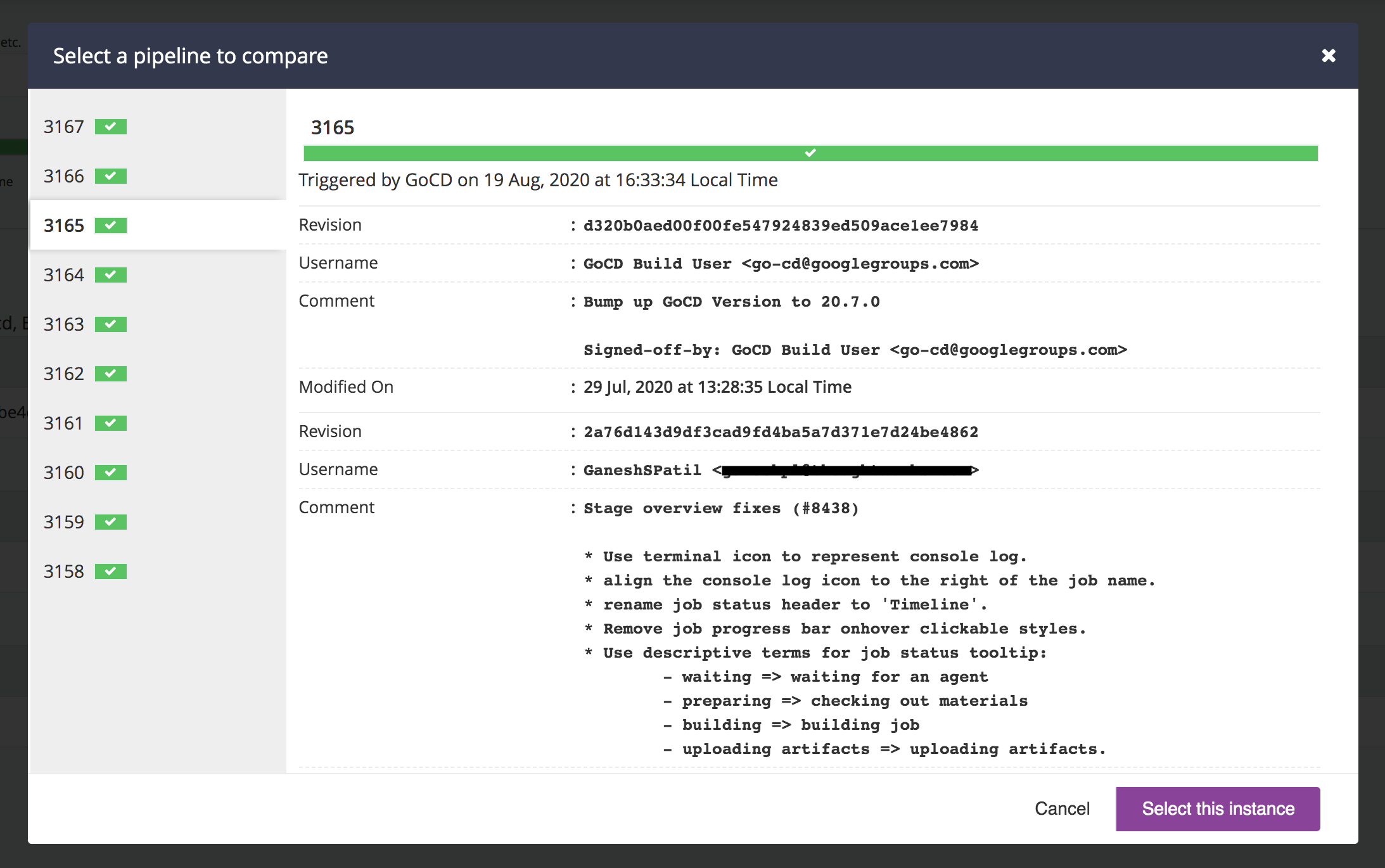 PipelineCompare-Timeline